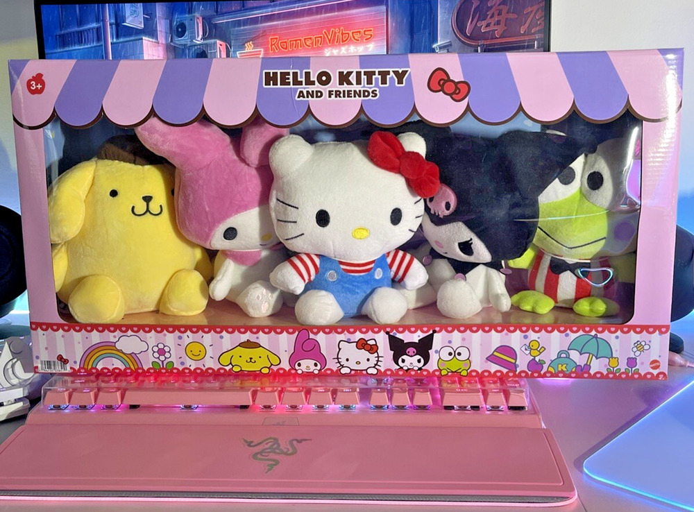 Mattel x Sanrio Hello Kitty & Friends Plush Stuffed Animals Kuromi Pompo 2020 7"